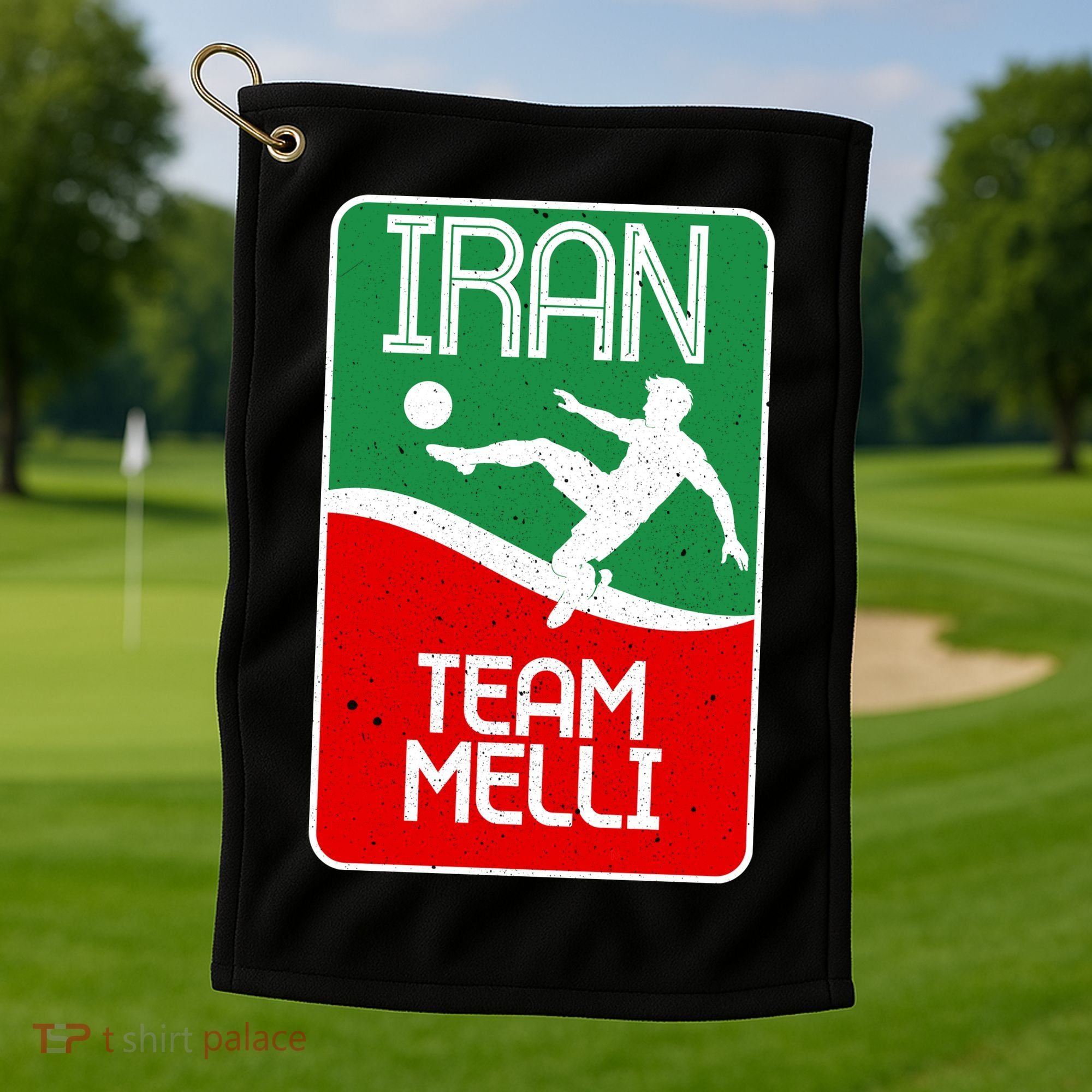 Iran Team Melli Soccer Fan Golf Towel