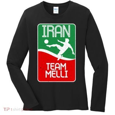 Iran Team Melli Soccer Fan Women's Long Sleeve Shirt