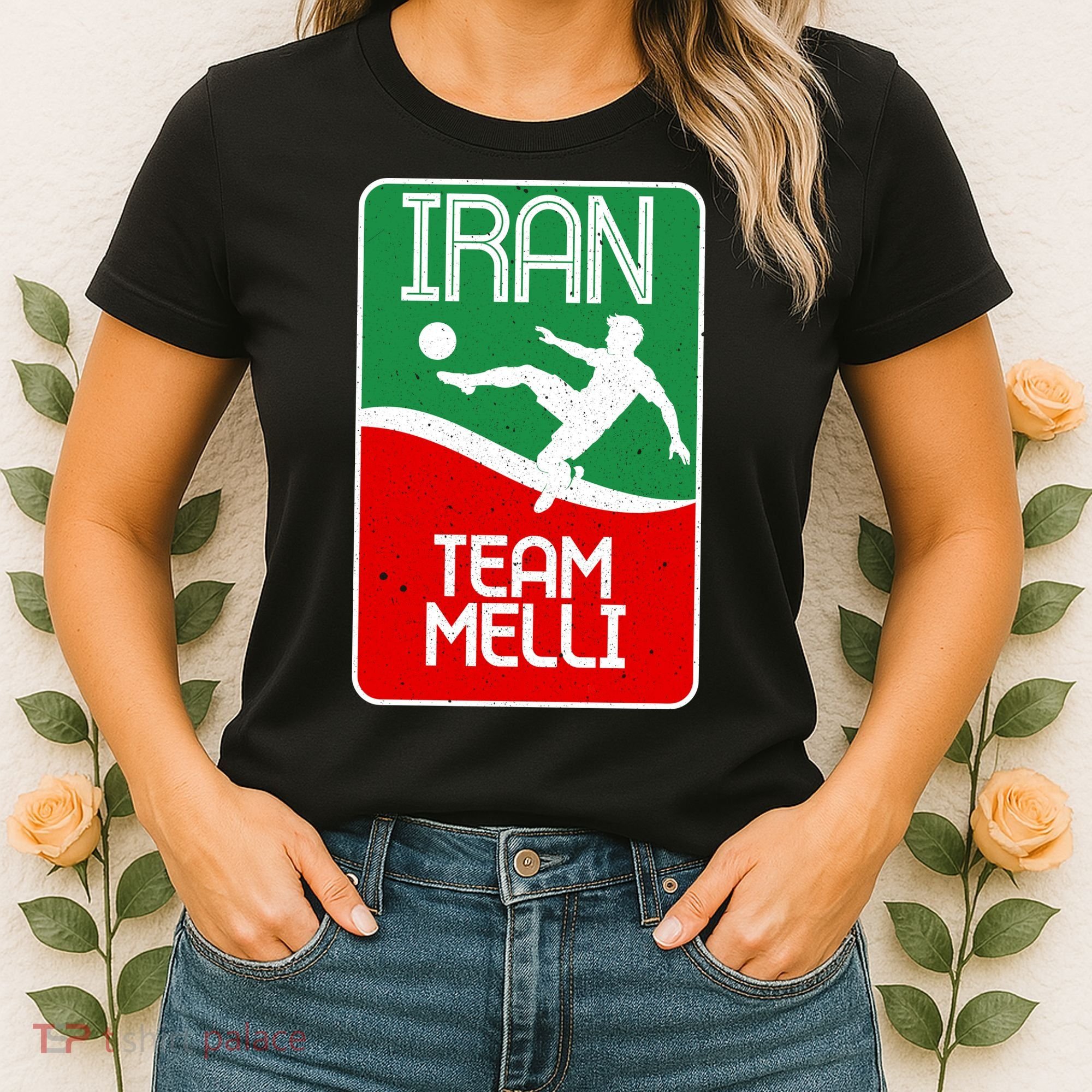 Iran Team Melli Soccer Fan Women's T-Shirt