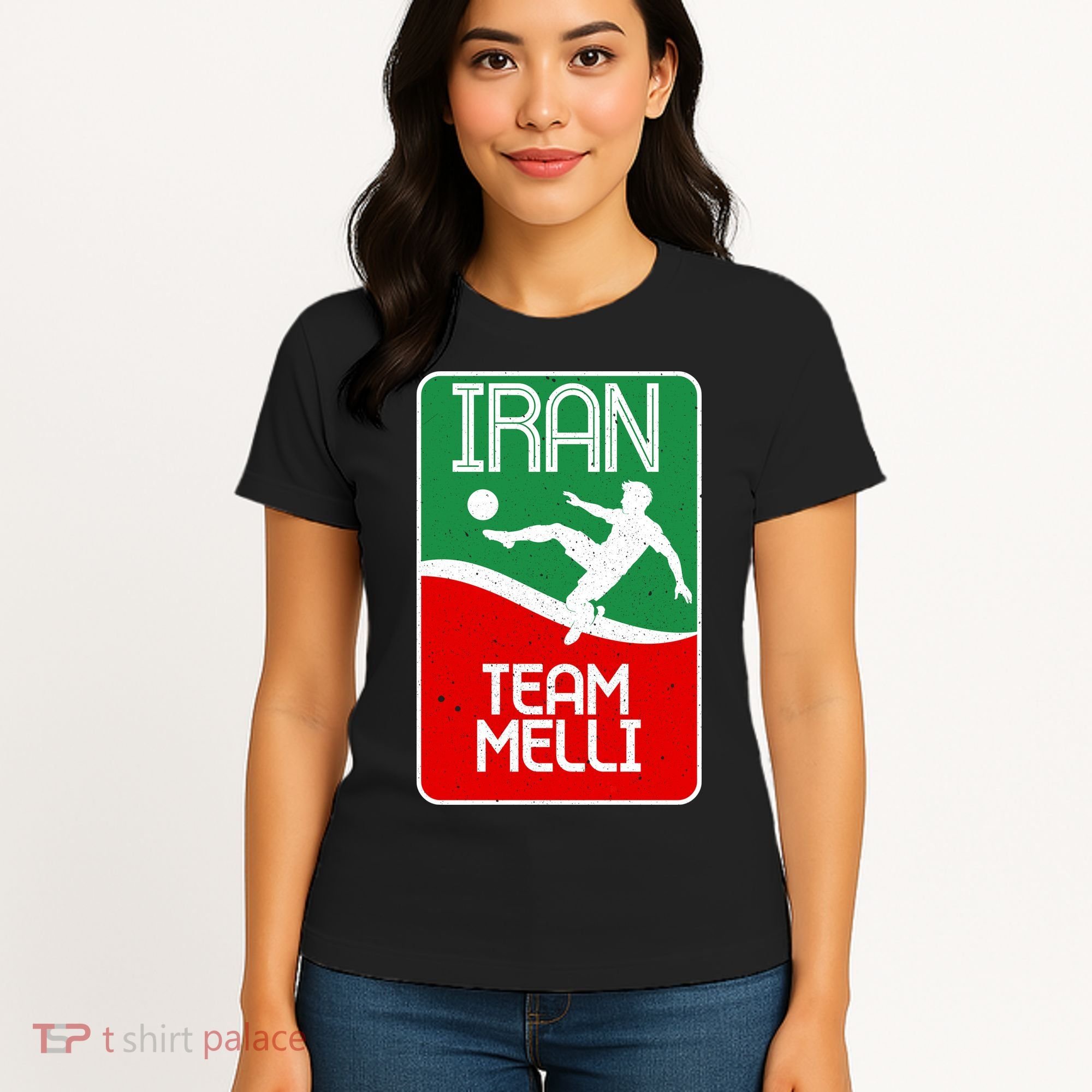 Iran Team Melli Soccer Fan Women's T-Shirt