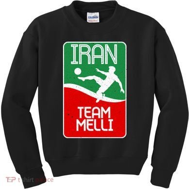 Iran Team Melli Soccer Fan Kids Sweatshirt