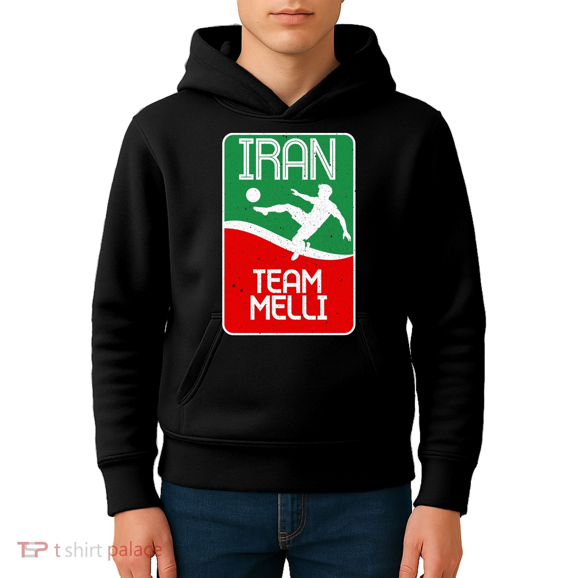 Iran Team Melli Soccer Fan Kids Hoodie