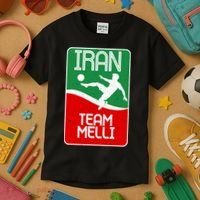 Iran Team Melli Soccer Fan Kids T-Shirt thumb 3