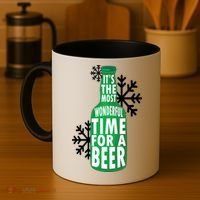 Its The Most Wonderful Time For A Beer Funny Christmas Coffee Mug thumb 4