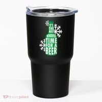 Its The Most Wonderful Time For A Beer Funny Christmas Tumbler thumb 0