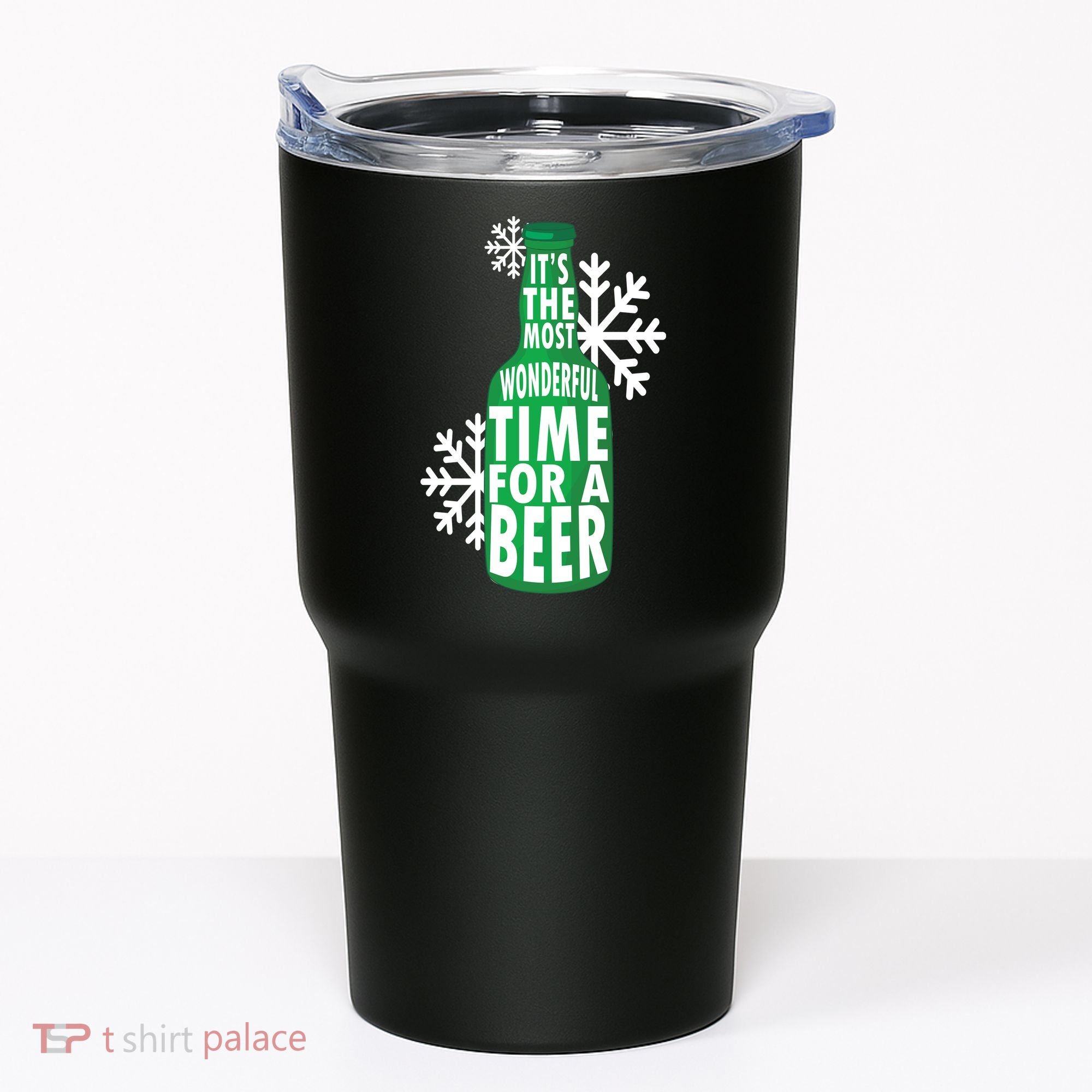 Its The Most Wonderful Time For A Beer Funny Christmas Tumbler