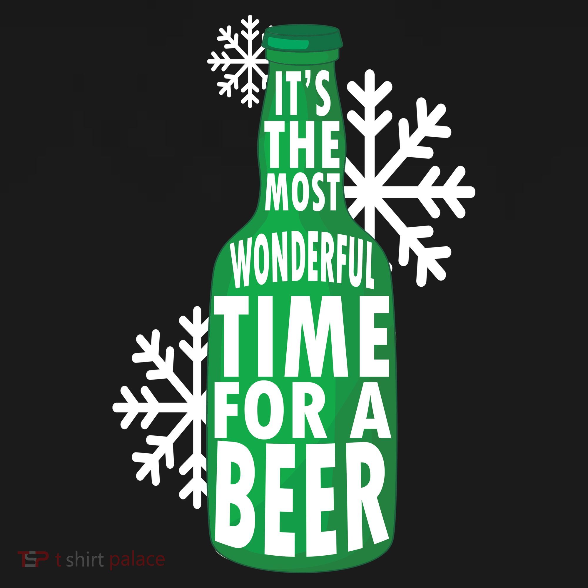 Its The Most Wonderful Time For A Beer Funny Christmas Mousepad