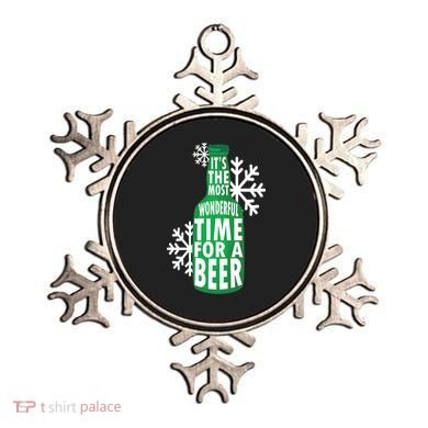 Its The Most Wonderful Time For A Beer Funny Christmas Ornament