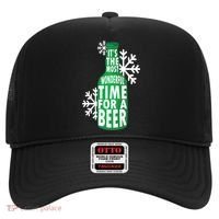 Its The Most Wonderful Time For A Beer Funny Christmas Hat thumb 0