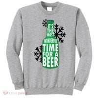 Its The Most Wonderful Time For A Beer Funny Christmas Sweatshirt thumb 0