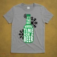 Its The Most Wonderful Time For A Beer Funny Christmas T-Shirt thumb 5