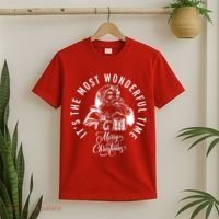 It's The Most Wonderful Time Santa Drinking Beer Christmas T-Shirt thumb 2