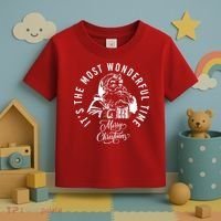 It's The Most Wonderful Time Santa Drinking Beer Christmas Toddler T-Shirt thumb 3