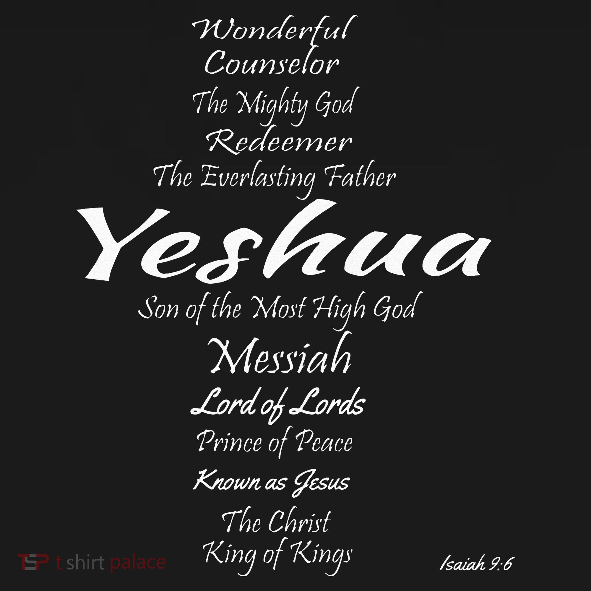 Inspirational The Many Names of Yeshua Women's Tank Top
