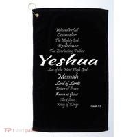 Inspirational The Many Names of Yeshua Golf Towel thumb 0