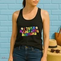 I Turn Masks Into Bottoms Women's Tank Top thumb 2