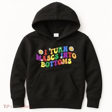 I Turn Masks Into Bottoms Kids Hoodie