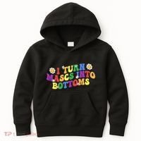 I Turn Masks Into Bottoms Kids Hoodie thumb 0