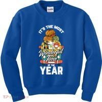 Its The Most Wonderful Time Of The Year Thanksgiving Funny Gift Cool Gift Kids Sweatshirt thumb 0