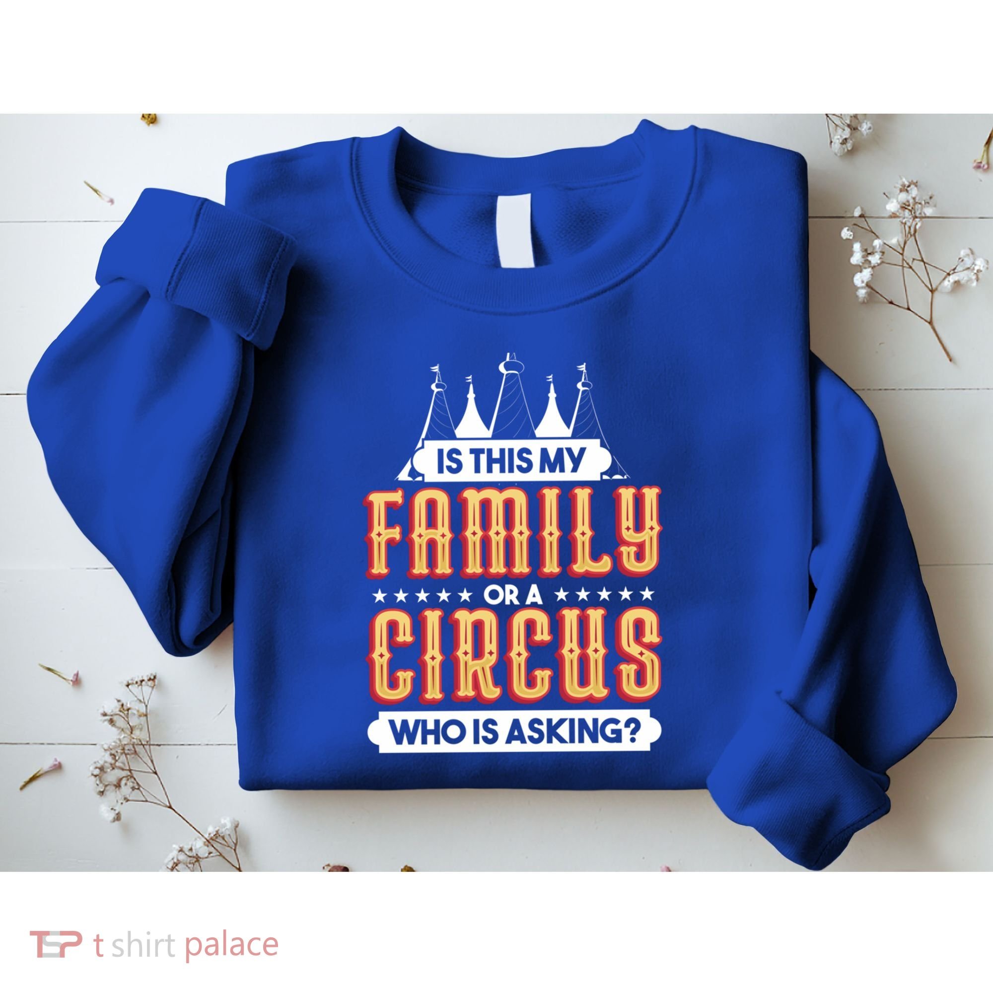 Is This My Family Or A Circus Who Is Asking Circus Gift Sweatshirt