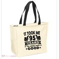It Took Me 95 Years Funny 95th Birthday Decorations Party Tote Bag thumb 2