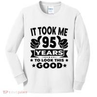 It Took Me 95 Years Funny 95th Birthday Decorations Party Kids Long Sleeve Shirt thumb 0