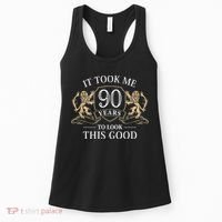 It Took Me 90 Years To Look This Good 90th Happy Birthday Women's Tank Top thumb 0