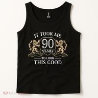 It Took Me 90 Years To Look This Good 90th Happy Birthday Tank Top thumb 2