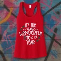 Its The Most Wonderful Time Of The Year Christmas Women's Tank Top thumb 3