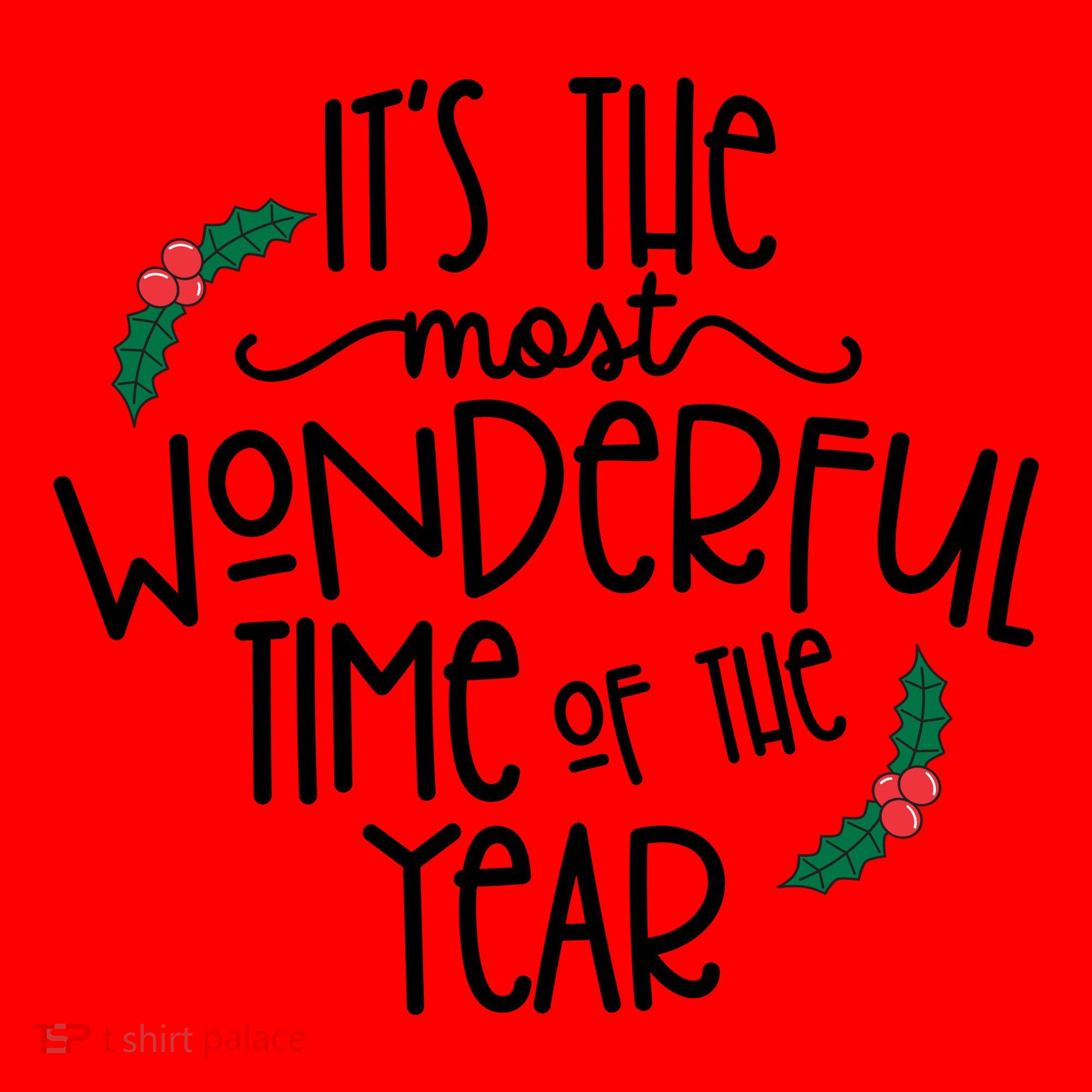 Its The Most Wonderful Time Of The Year Christmas Santa Hat