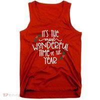 Its The Most Wonderful Time Of The Year Christmas Tank Top thumb 0