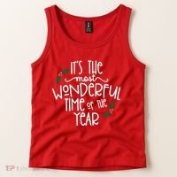 Its The Most Wonderful Time Of The Year Christmas Tank Top thumb 2