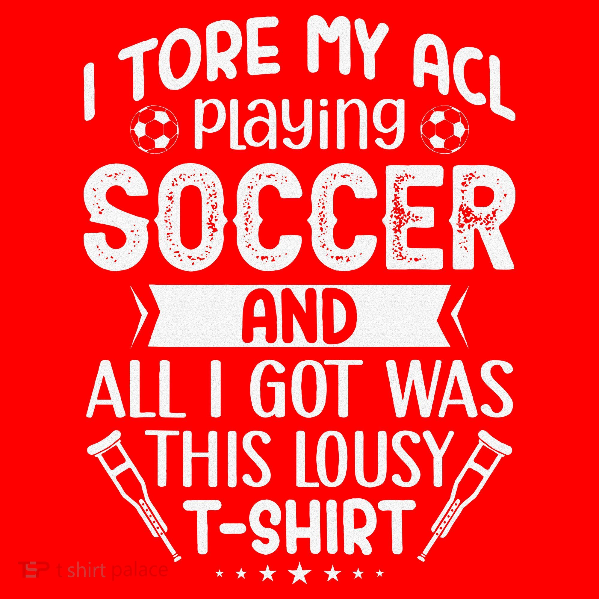 I Tore My Acl Playing Soccer Funny Acl Knee Surgery Recovery Santa Hat