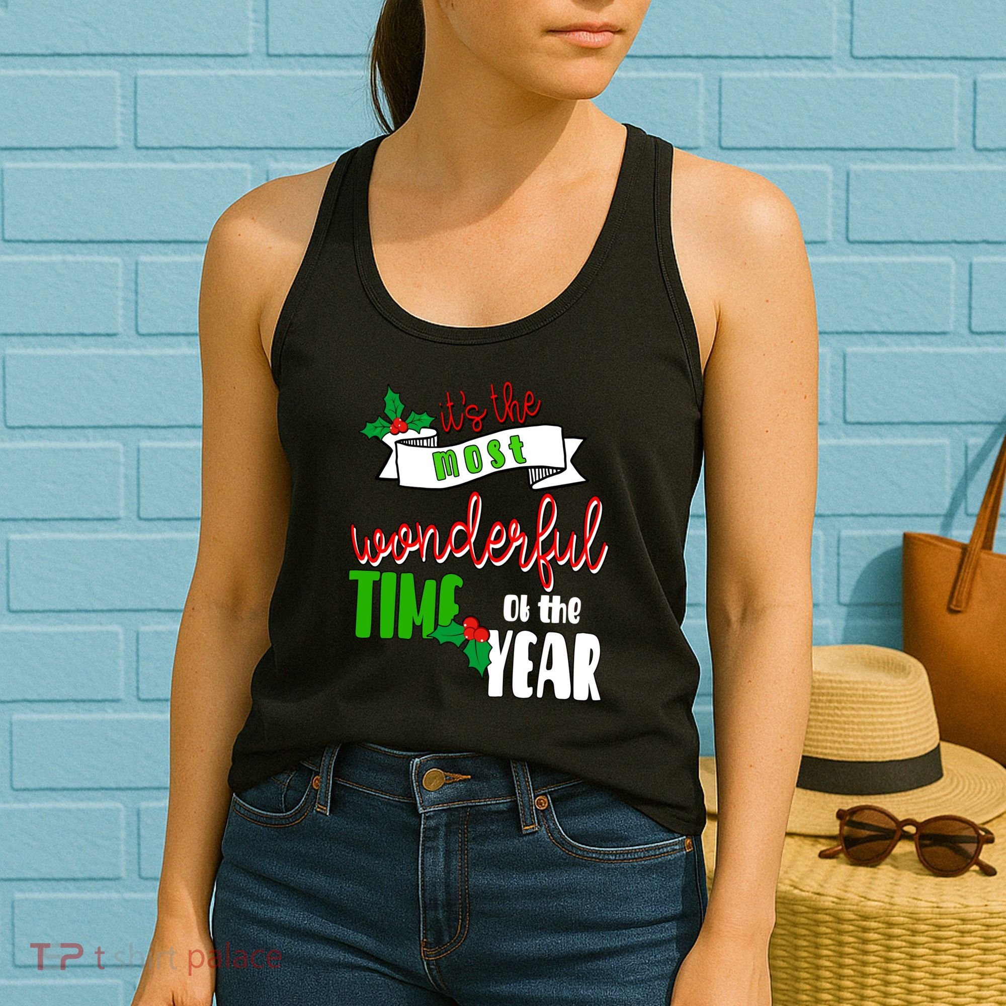 Its The Most Wonderful Time Of The Year Christmas Festive Women's Tank Top