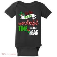 Its The Most Wonderful Time Of The Year Christmas Festive Baby Bodysuit thumb 0