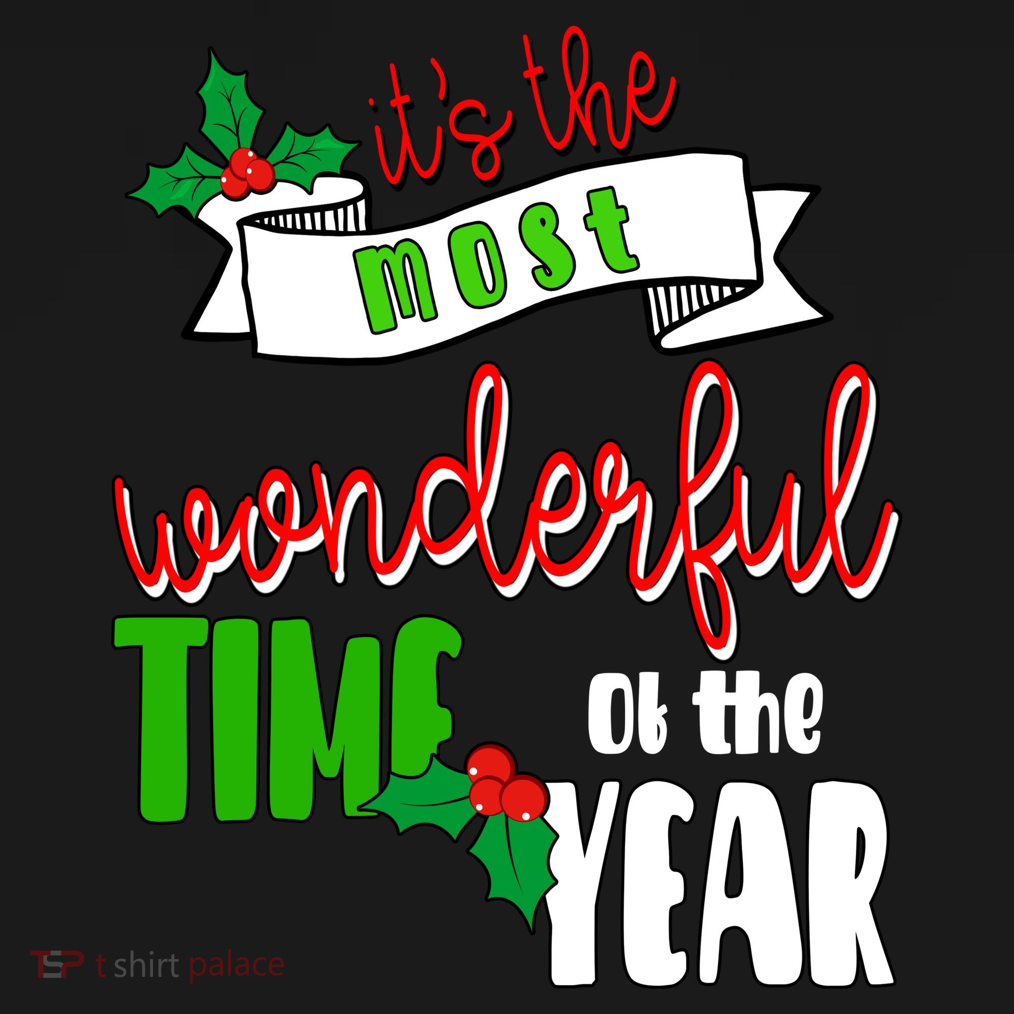 Its The Most Wonderful Time Of The Year Christmas Festive Toddler Hoodie
