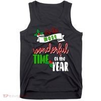 Its The Most Wonderful Time Of The Year Christmas Festive Tank Top thumb 0