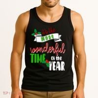 Its The Most Wonderful Time Of The Year Christmas Festive Tank Top thumb 3