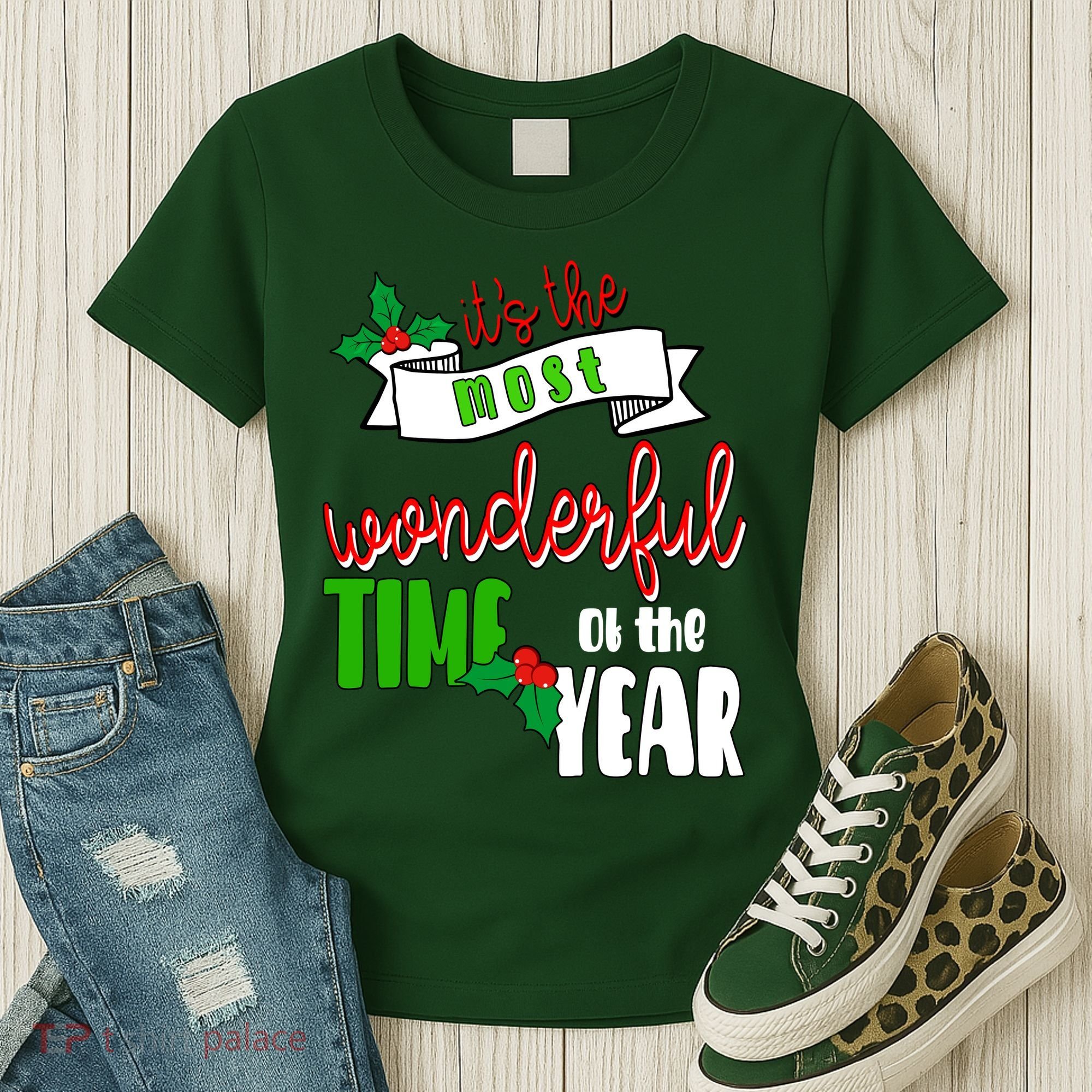 Its The Most Wonderful Time Of The Year Christmas Festive Women's T-Shirt