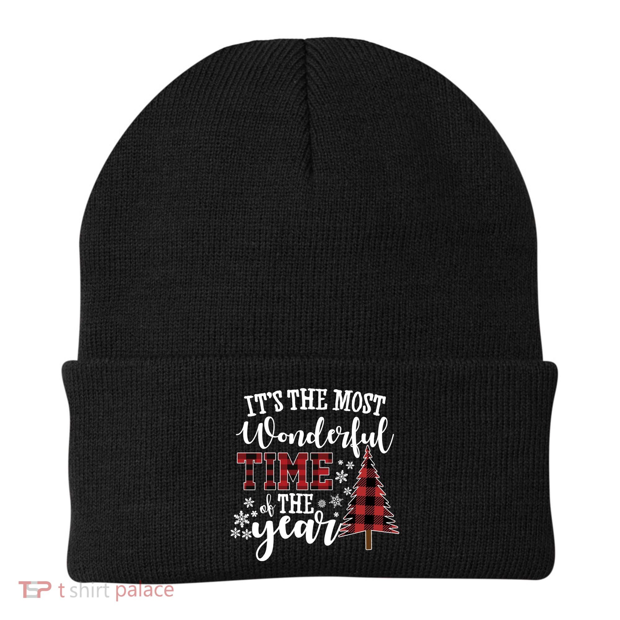 It's The Most Wonderful Time Of The Year Christmas Tree Holiday Beanie