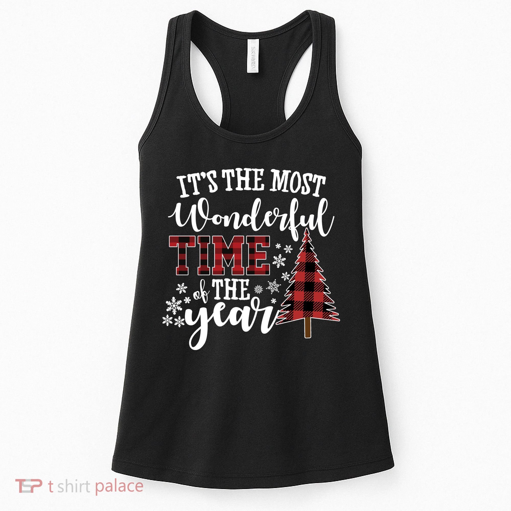 It's The Most Wonderful Time Of The Year Christmas Tree Holiday Women's Tank Top