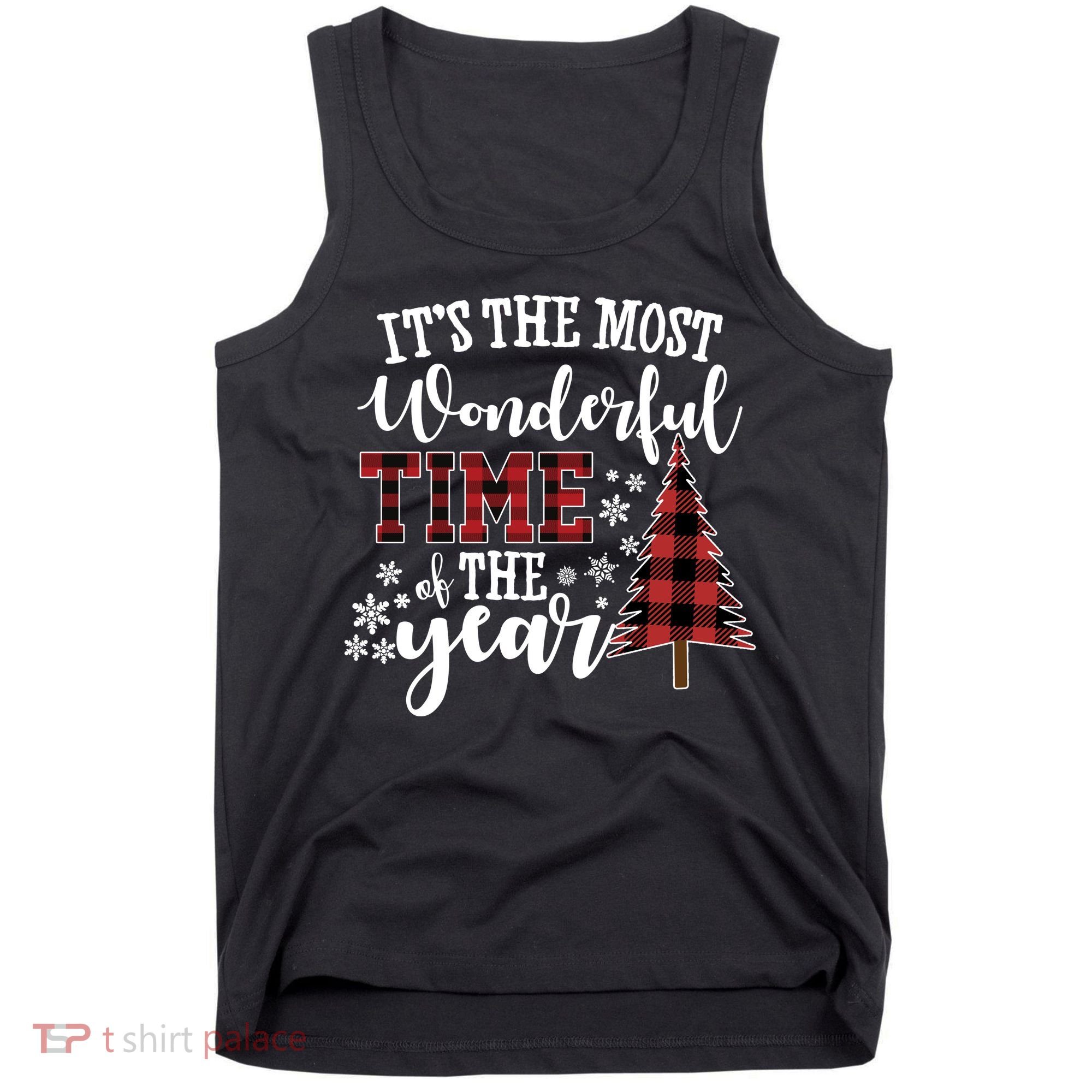 It's The Most Wonderful Time Of The Year Christmas Tree Holiday Tank Top