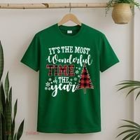 It's The Most Wonderful Time Of The Year Christmas Tree Holiday T-Shirt thumb 2