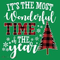 It's The Most Wonderful Time Of The Year Christmas Tree Holiday Mousepad thumb 1