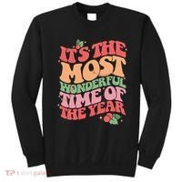 Its The Most Wonderful Time Of The Year Christmas Groovy Sweatshirt thumb 0