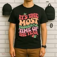 Its The Most Wonderful Time Of The Year Christmas Groovy T-Shirt thumb 6