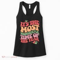 Its The Most Wonderful Time Of The Year Christmas Groovy Women's Tank Top thumb 0