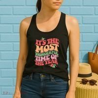 Its The Most Wonderful Time Of The Year Christmas Groovy Women's Tank Top thumb 2