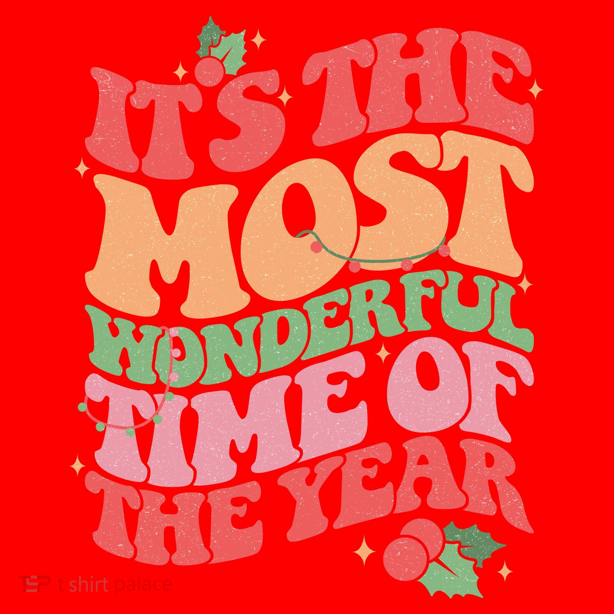 Its The Most Wonderful Time Of The Year Christmas Groovy Santa Hat