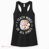 I Teach Minds Of Alll Kinds Special Education Teacher Women's Tank Top thumb 0